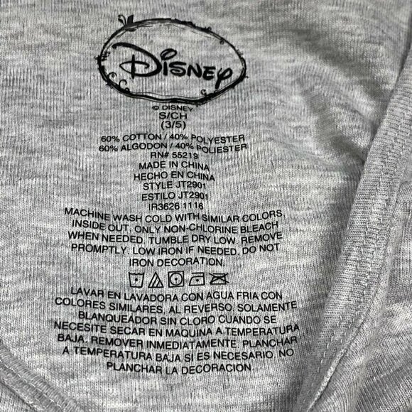 NEW Disney Women's Junior Size Small 3/5 Mickey Mouse Tank Top - Picture 3 of 5